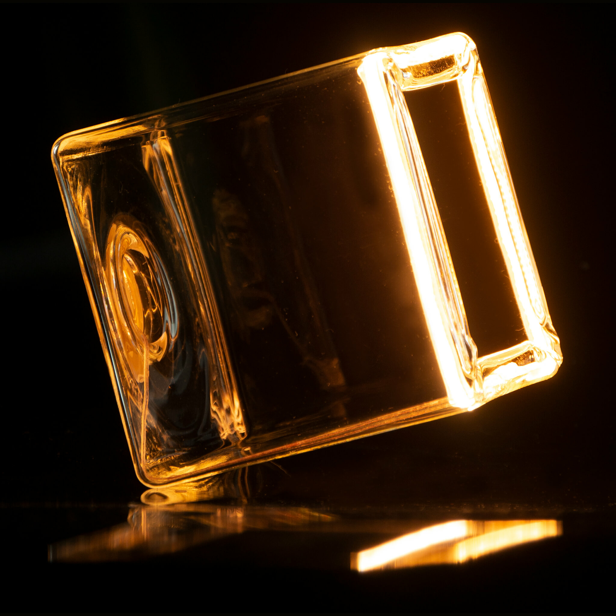 Segula LED Floating Cube 86 klar E27 300Lm 2200K, Ansicht 4