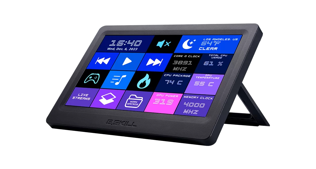 G.Skill WigiDash - Touchscreen mit LCD Anzeige, Ansicht 2