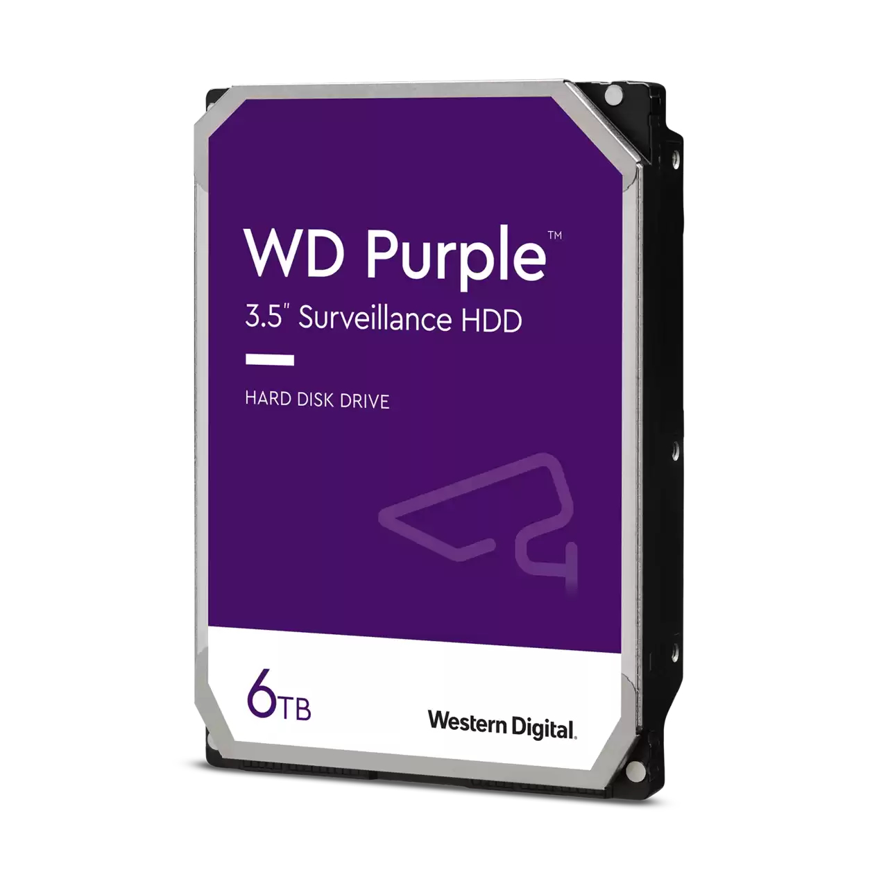 Western Digital WD Purple 6TB, 24/7, 512e / 3.5 / SATA 6Gb/s, Ansicht 2