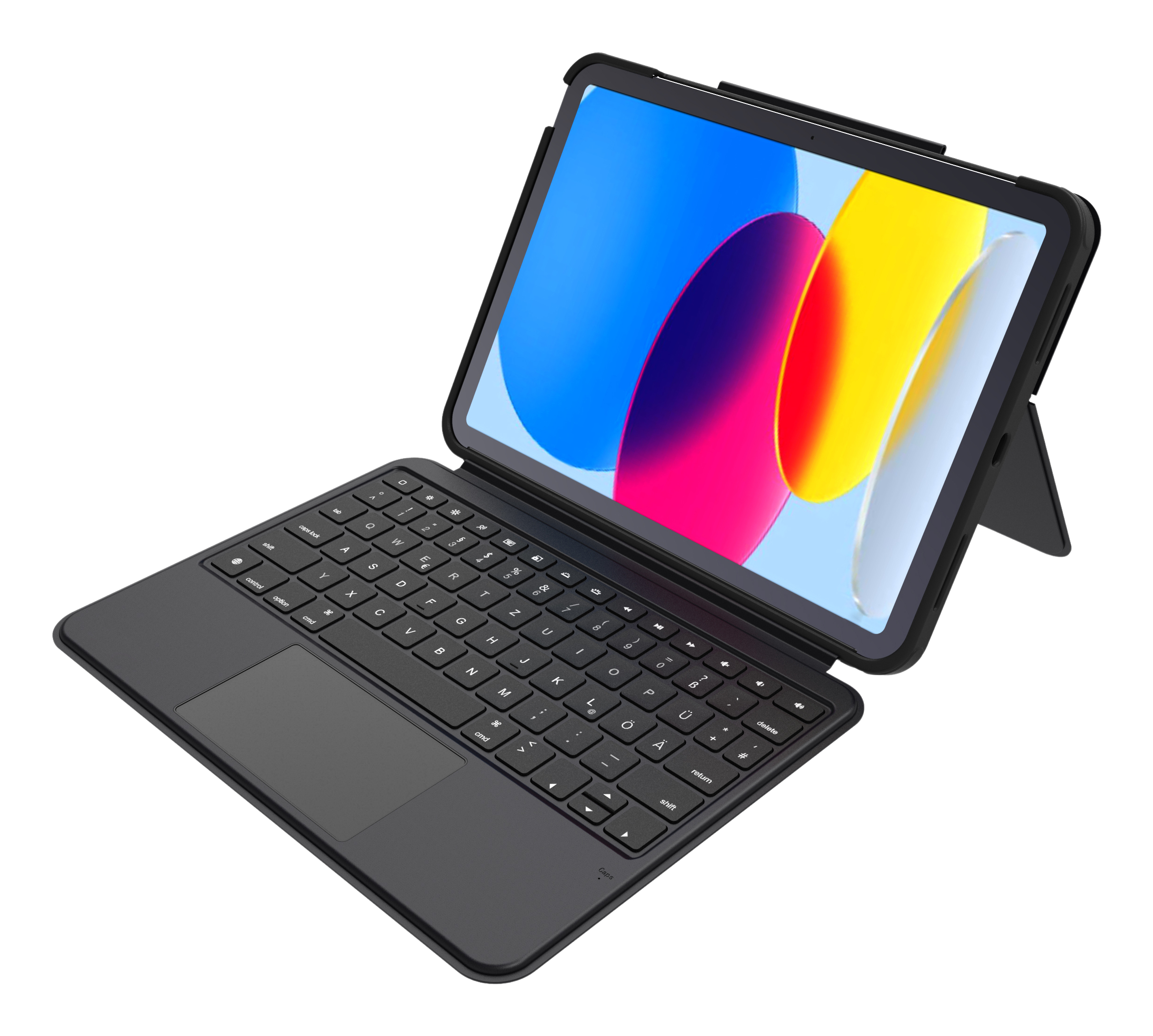 DEQSTER SMART COMBO TOUCH KEYBOARD IPAD - TL: Deutsch, QWERTZ, Ansicht 2