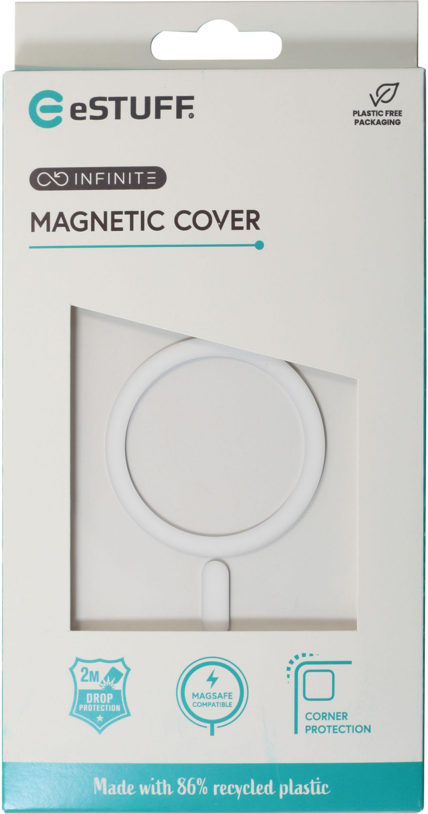 eSTUFF INFINITE GRS OSLO iPhone 15 Clear Magnetic Cover. ES67141012, Ansicht 2