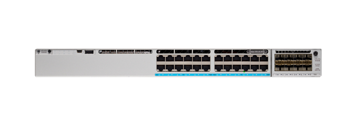 Cisco Catalyst C9300-24T-A, Managed, L2/L3, Gigabit Ethernet (10/100/1000), Power over Ethernet (PoE), Rack-Einbau, 1U