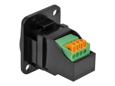Delock D-Type Module USB 2.0 Type-A female to terminal block
