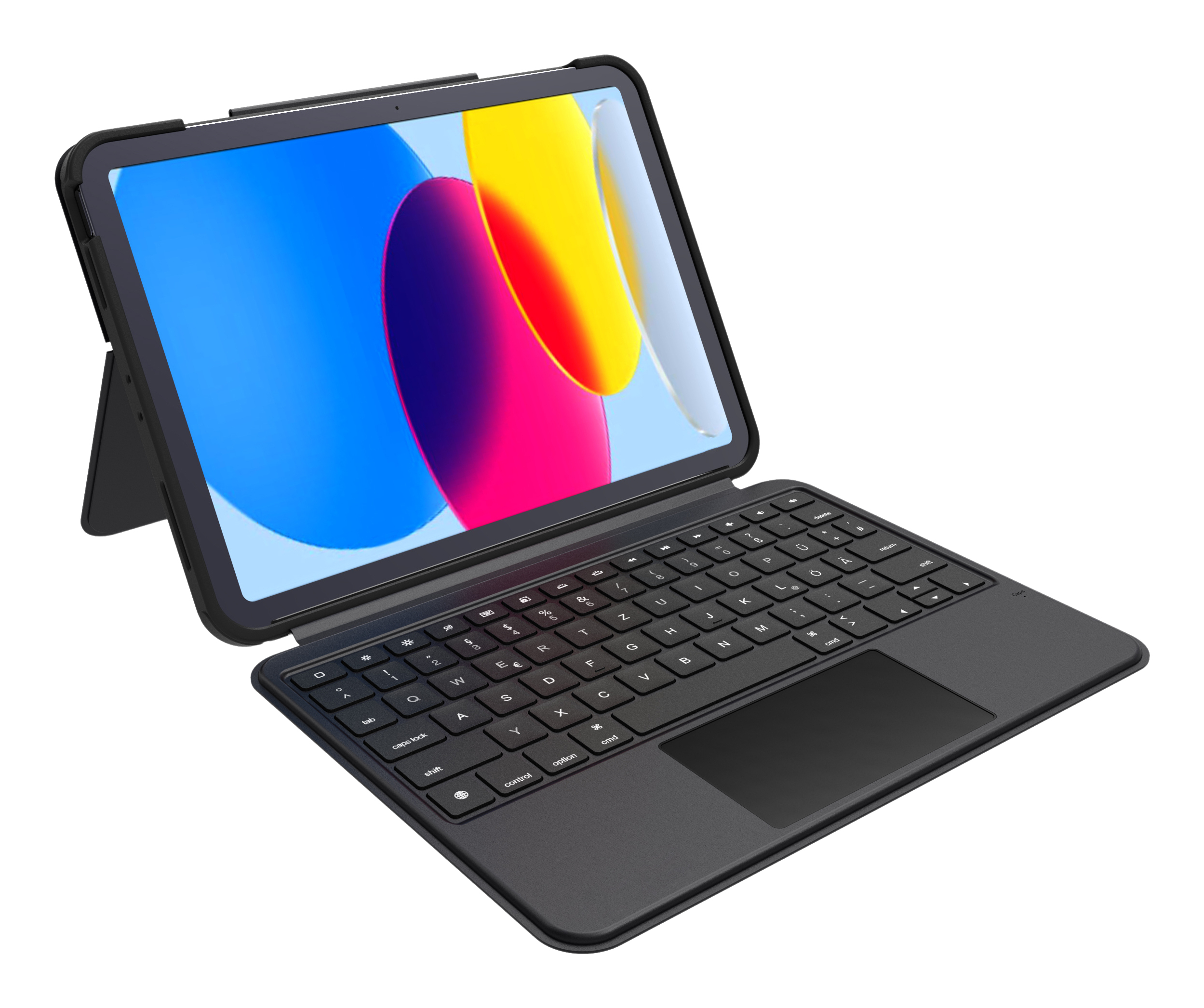 DEQSTER SMART COMBO TOUCH KEYBOARD IPAD - TL: Deutsch, QWERTZ, Ansicht 3