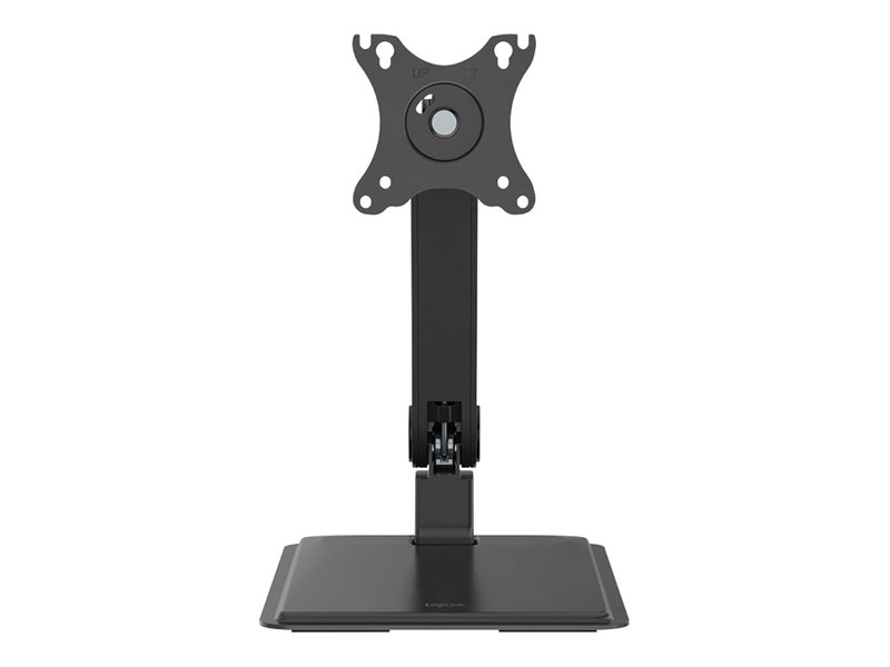 LogiLink Befestigungskit (Monitorarm) - robust - für LCD-Display/Touchscreen - Gasfeder, Länge: 274 mm - Aluminium, Stahl, Kunststoff - Schwarz - Bildschirmgröße: 43.2-81.3 cm (17"-32")