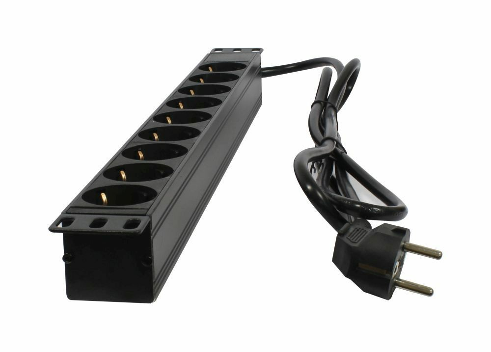 Synergy 21 ALLNET 19zbh. Steckdosenleiste 9xDosen CEE7 ->Stecker, Ansicht 4