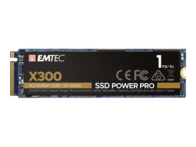 EMTEC Power Pro X300 - SSD - 1 TB - intern - M.2 2280 - PCIe 3.0 x4 (NVMe)