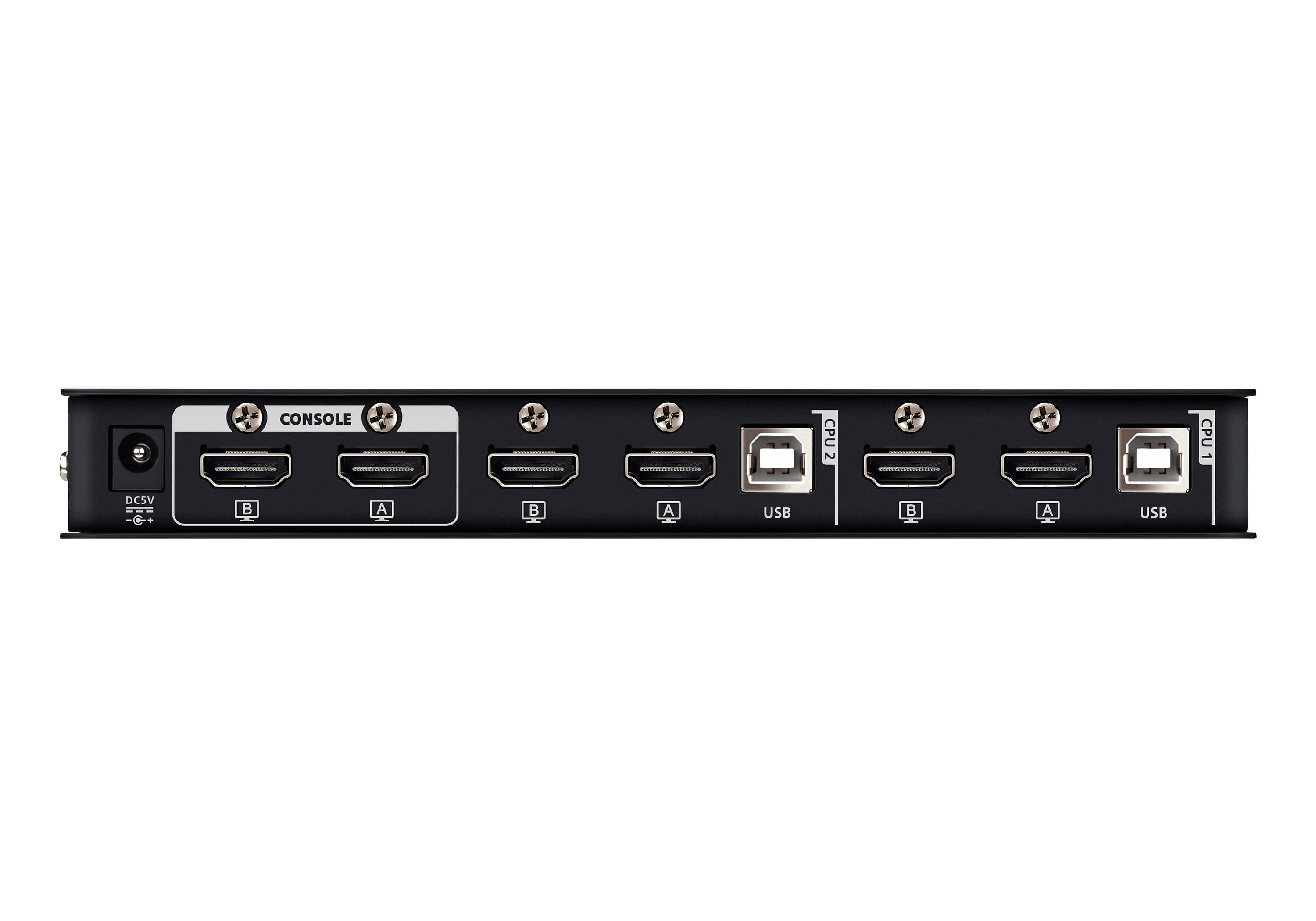 ATEN CS742H USB 4K HDMI Dual Display KVMP Switch - KVM-Umschalter - 2-Port, Ansicht 3