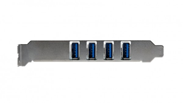 Exsys EX-11044 - PCIe - USB 3.2 Gen 1 (3.1 Gen 1) - Weiblich - Full-height / Low-profile - 4x External USB 3.2 Gen 1 A, Ansicht 3