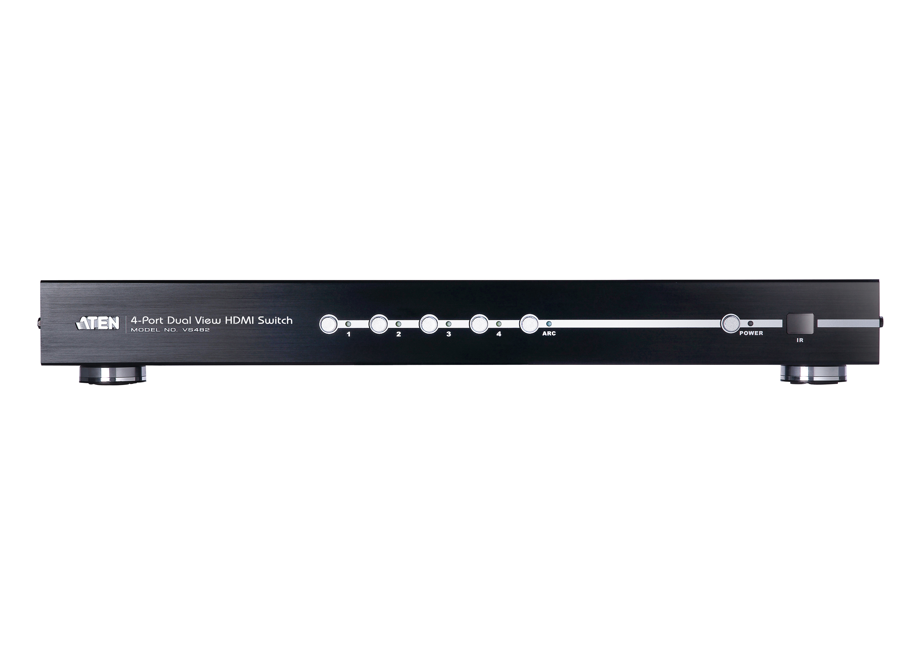ATEN VS482 4-Port Dual View HD Video Switch - Video/Audio-Schalter, Ansicht 2