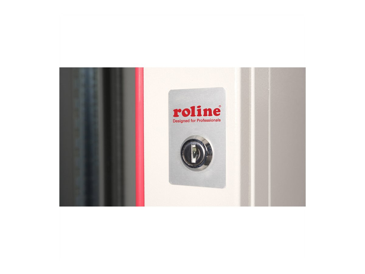 ROLINE Pro - Schrank Netzwerkschrank - zwei-teilig schwenkbar 600 x 600 mm (B x T)