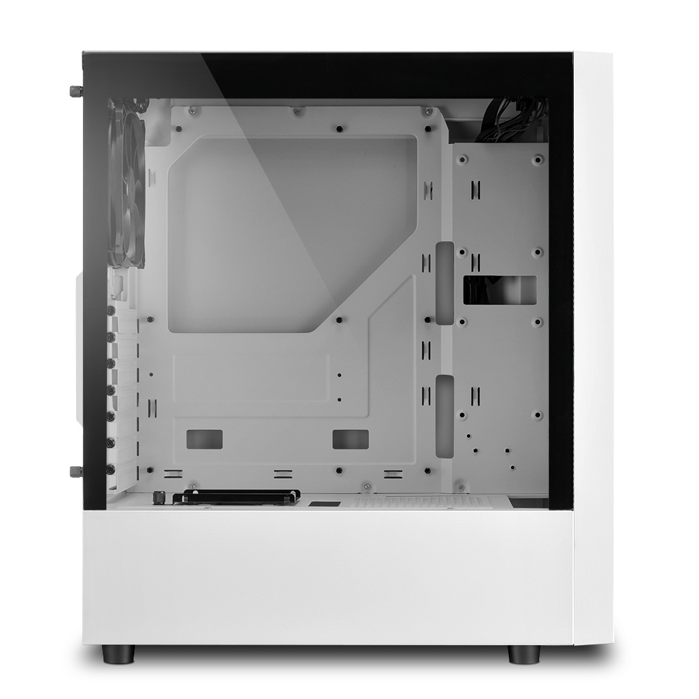 Sharkoon RGB Slider - Midi Tower - PC - Weiß - ATX - micro ATX - Mini-ITX - Gaming - Multi, Ansicht 4