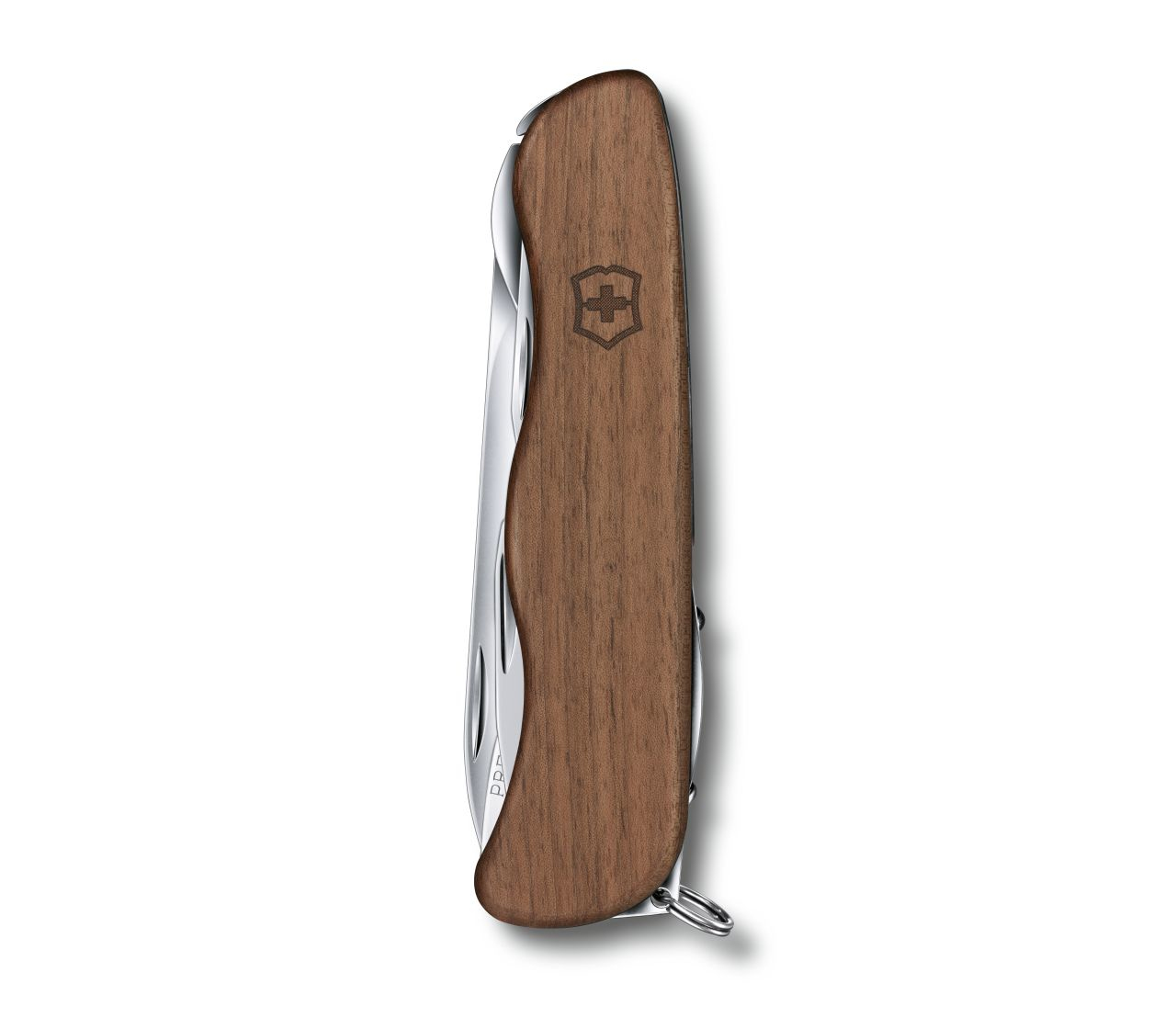 Victorinox Forester Wood - Messer mit Feststellklinge - Multi-Tool-Messer - Clippunkt - Walnuss - Walnuss - 10 Werkzeug, Ansicht 2