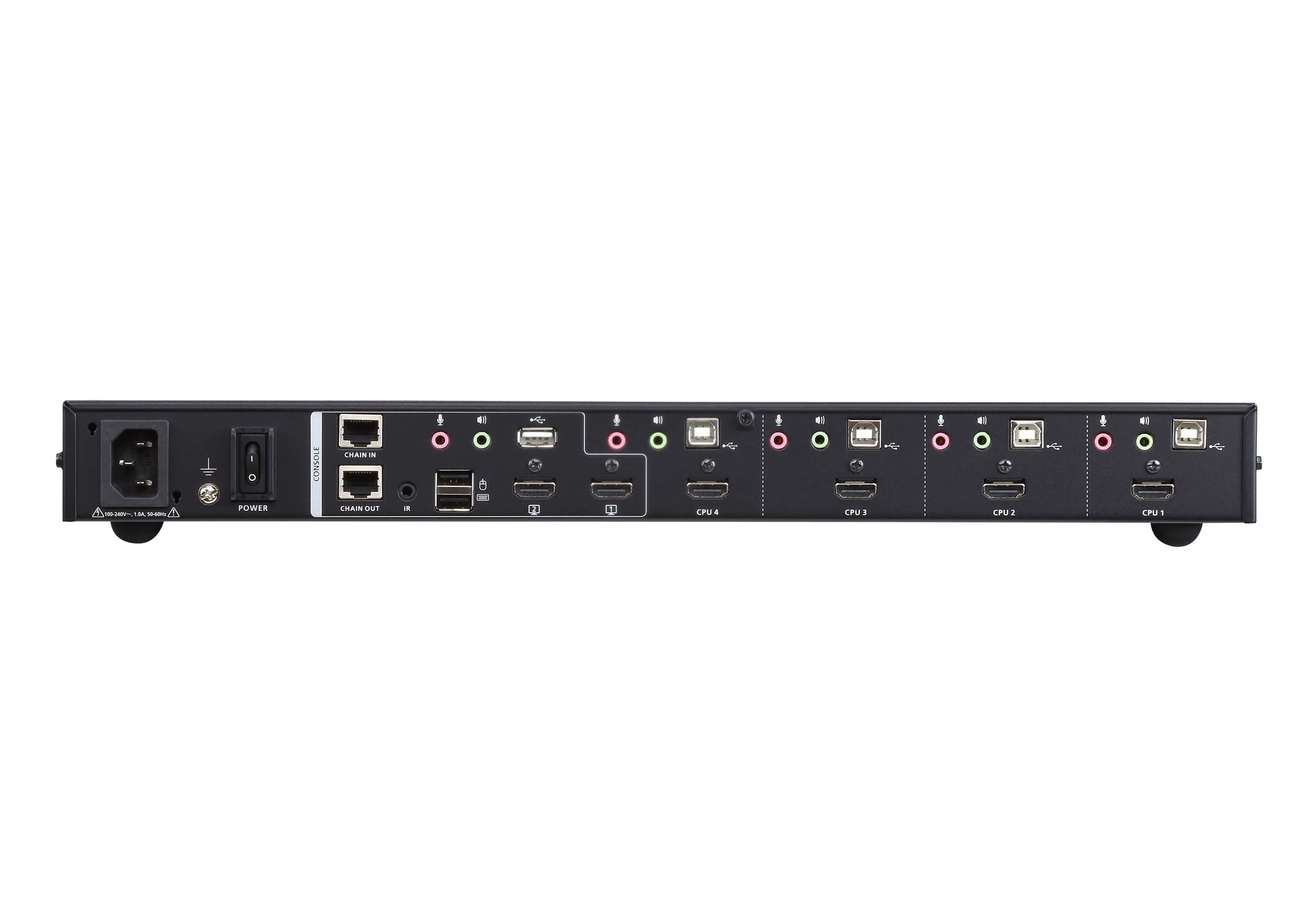 ATEN CM1284 4-Port USB HDMI Multi-View KVMP Switch, Ansicht 2