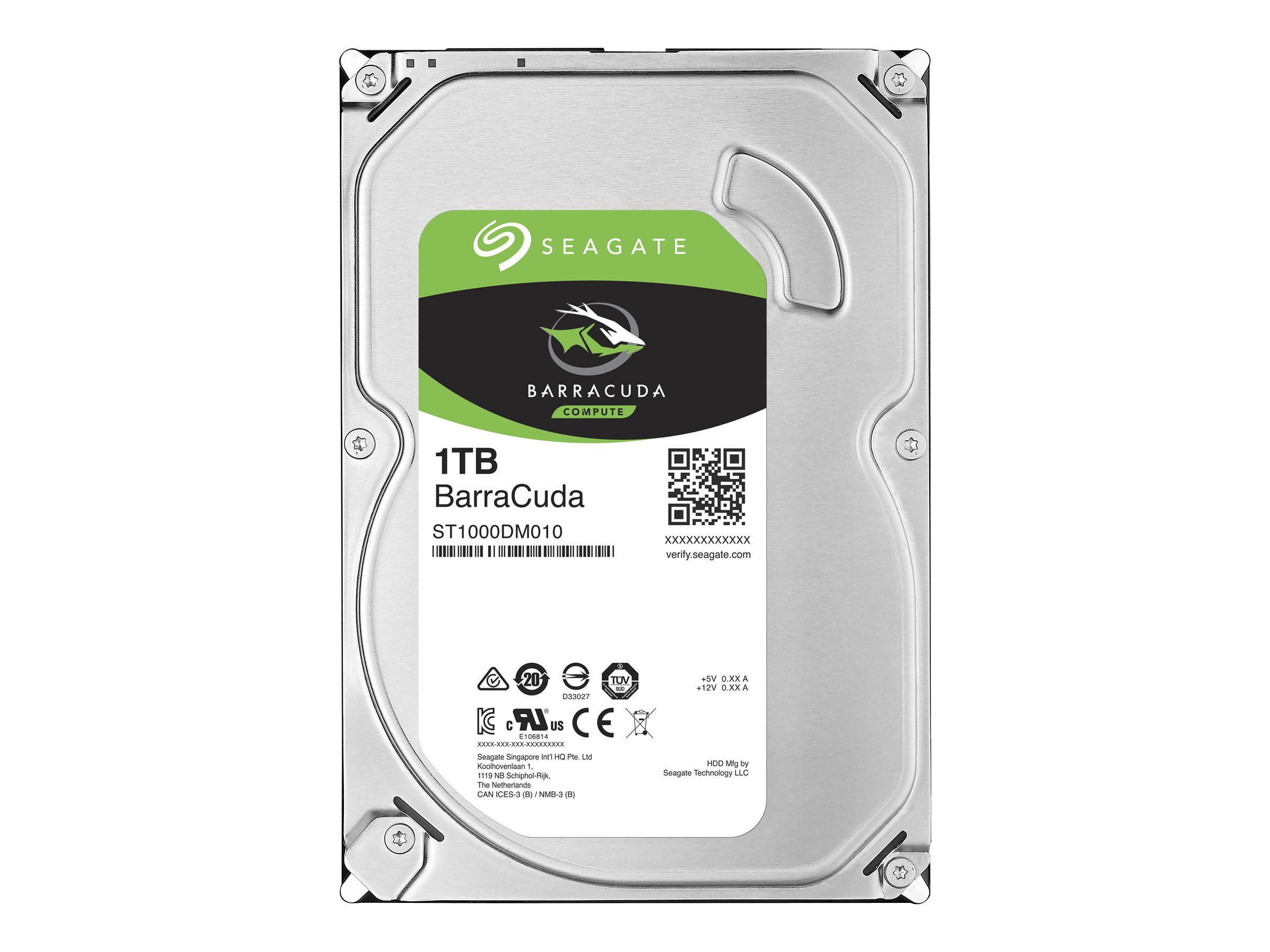 Seagate Barracuda ST1000DM010 - Festplatte - 1 TB - intern - 3.5 (8.9 cm)