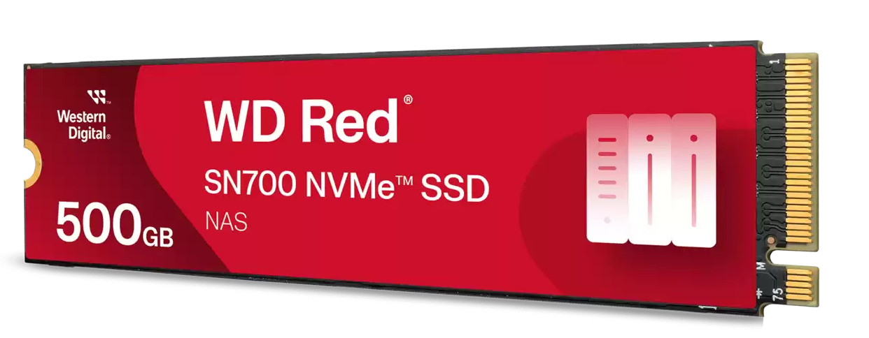 WD Red SN700 WDS500G1R0C - SSD - 500 GB - intern - M.2 2280 - PCIe 3.0 x4 (NVMe), Ansicht 2