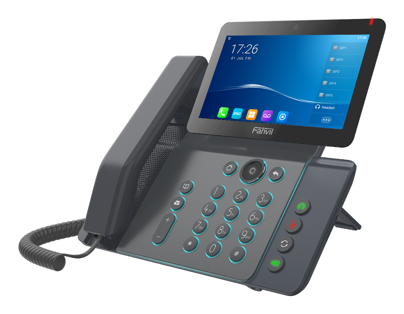 Fanvil V67 - IP-Videotelefon - mit Digitalkamera, Bluetooth-Schnittstelle mit Rufnummernanzeige/Anklopffunktion, Ansicht 2