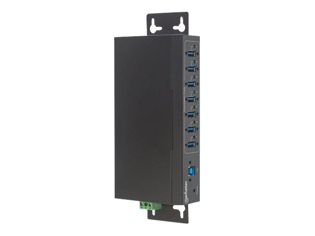 Manhattan USB-A 7-Port Hub Industrial, 7x USB-A Ports, 5 Gbps (USB 3.2 Gen1 aka USB 3.0), Ansicht 2