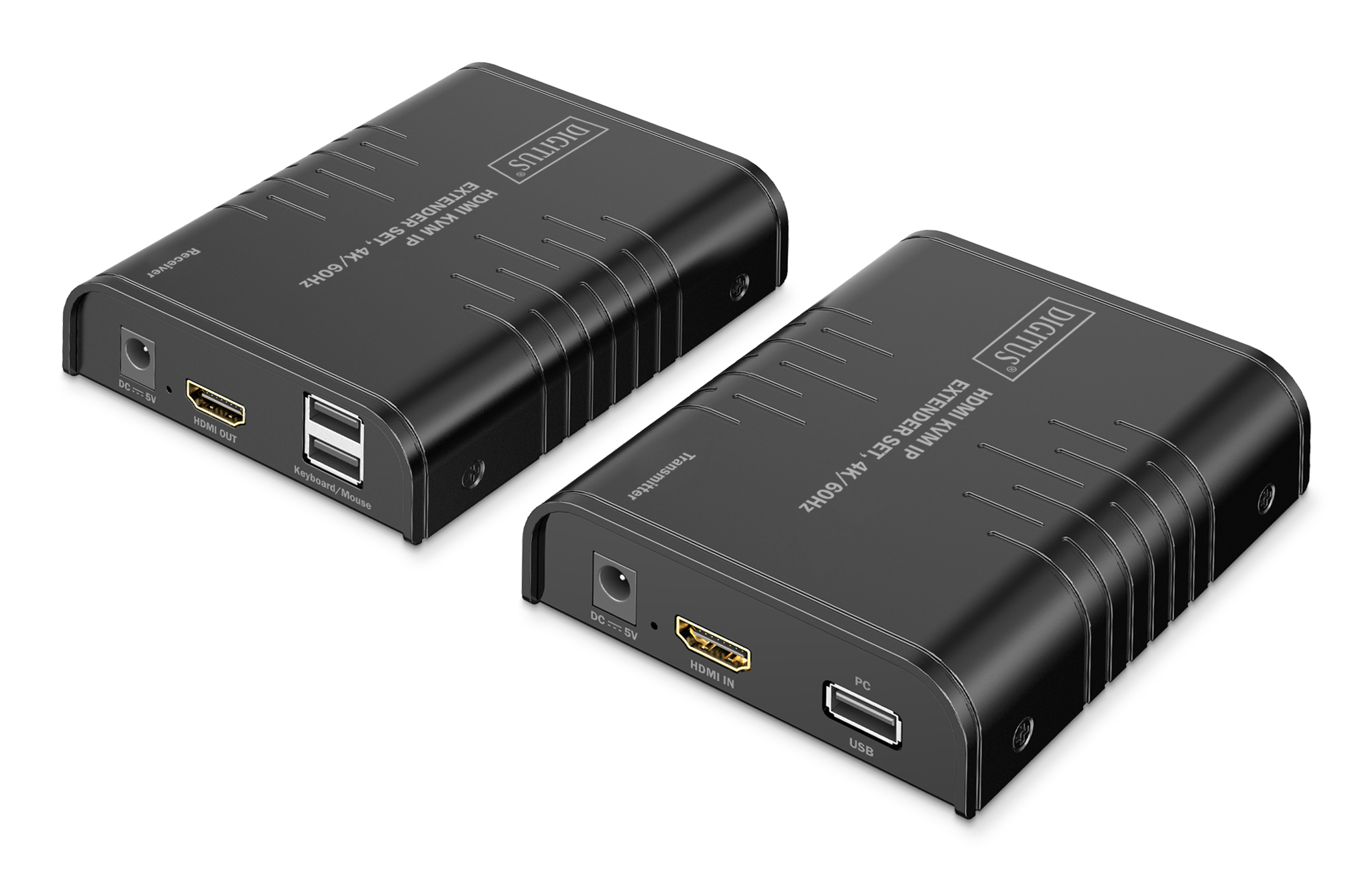 DIGITUS HDMI KVM IP Extender Set, 4K/60Hz, Ansicht 2