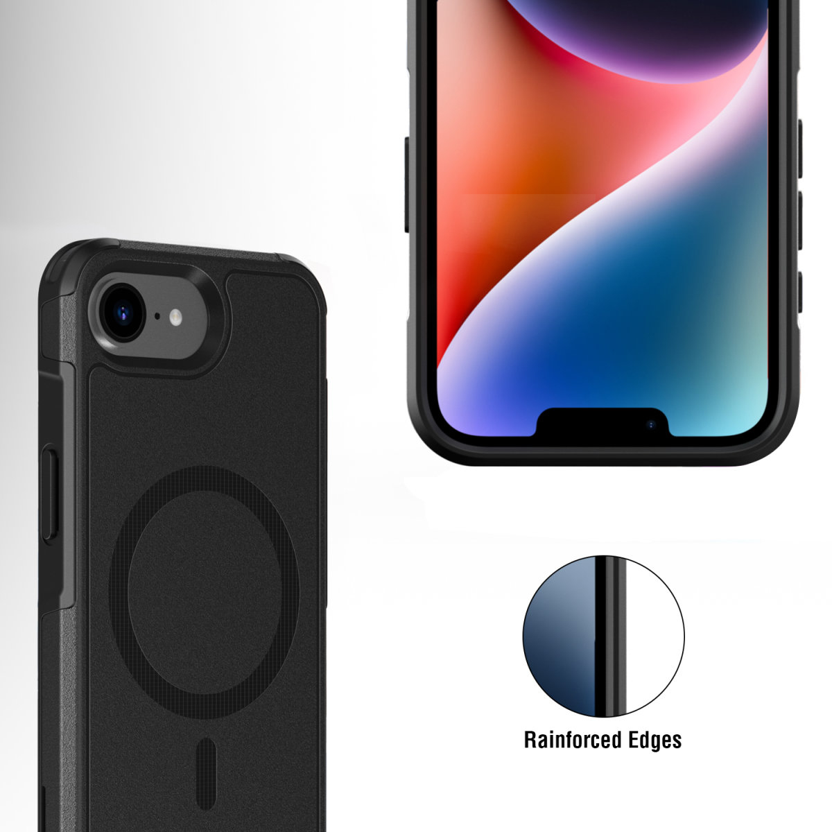 4smarts Hintere Abdeckung für Mobiltelefon - kompatibel mit MagSafe - Polycarbonat (PC), Ansicht 3