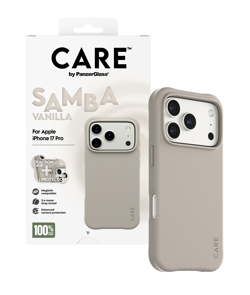 PanzerGlass CARE by Fashionable Case Samba Vanilla w. MagSafe iPhone 17, Ansicht 3