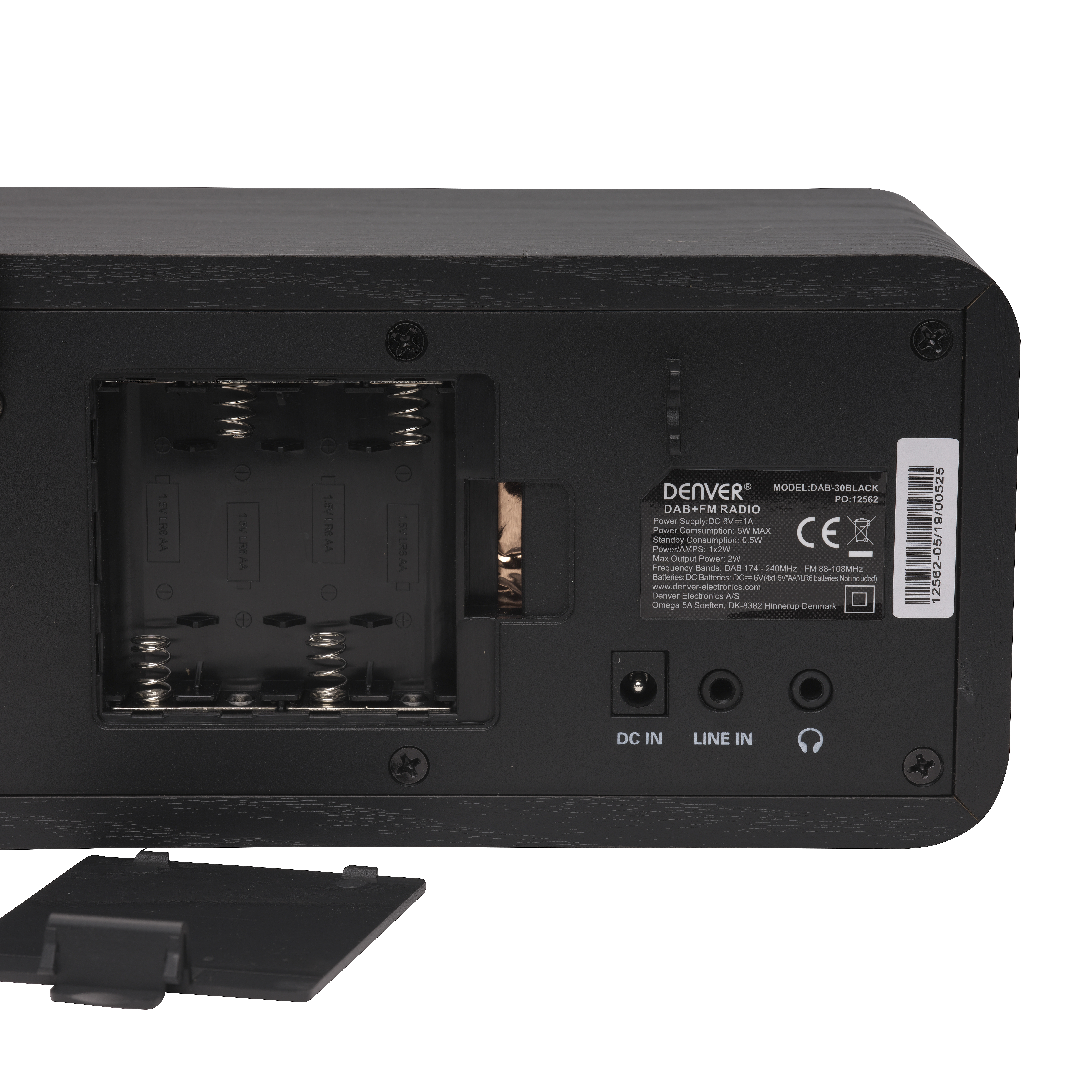 Inter Sales DENVER DAB-30 - Tragbares DAB-Radio - 1 Watt, Ansicht 2