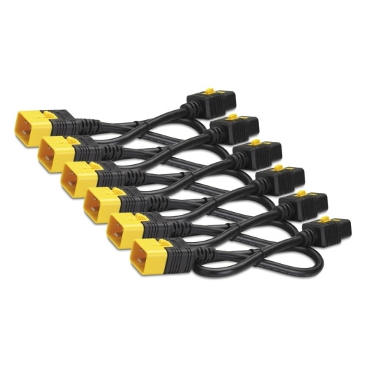 APC Power Cord Kit - Stromkabel - IEC 60320 C19 bis IEC 60320 C20 - 16 A - 61 cm - Rot (Packung mit 6), Ansicht 4