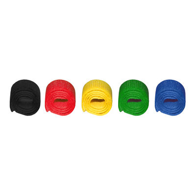 MEDIARANGE MRCS302 - Kabelbinder mit Klettverschluss - Nylon - Schwarz - Blau - Grün - Rot - Gelb - 215 mm - 16 mm, Ansicht 2