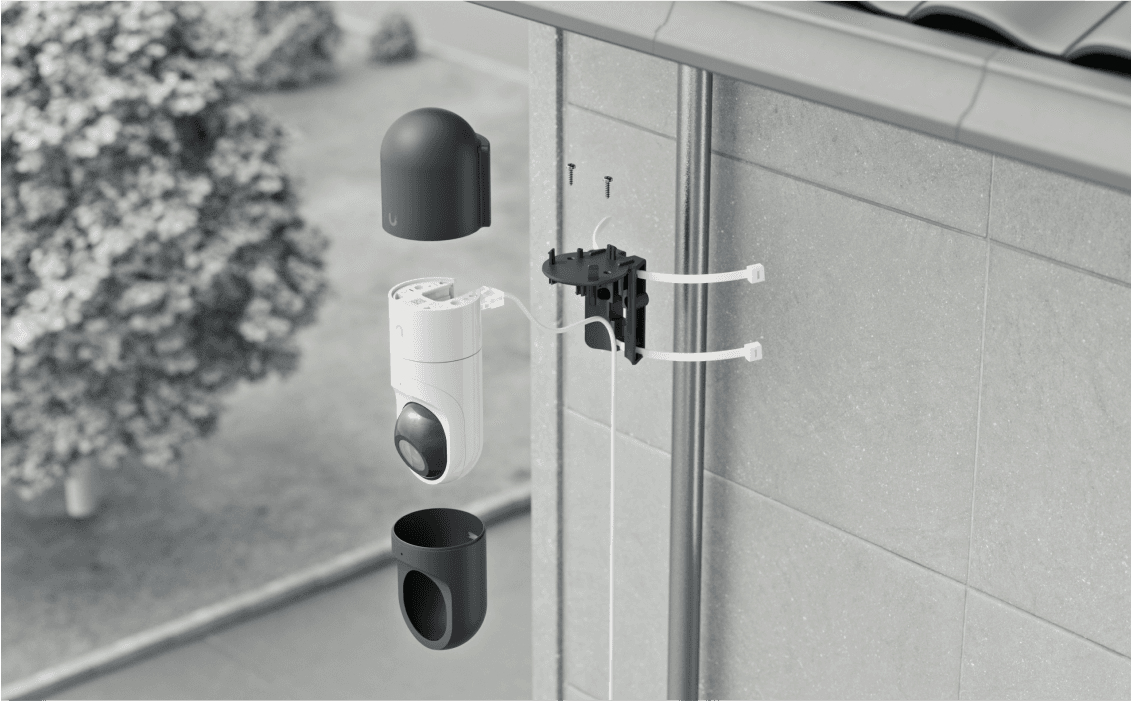 UbiQuiti Kamera Montagesatz - Pfosten montierbar, geeignet für Wandmontage - Schwarz (Packung mit 3), Ansicht 2