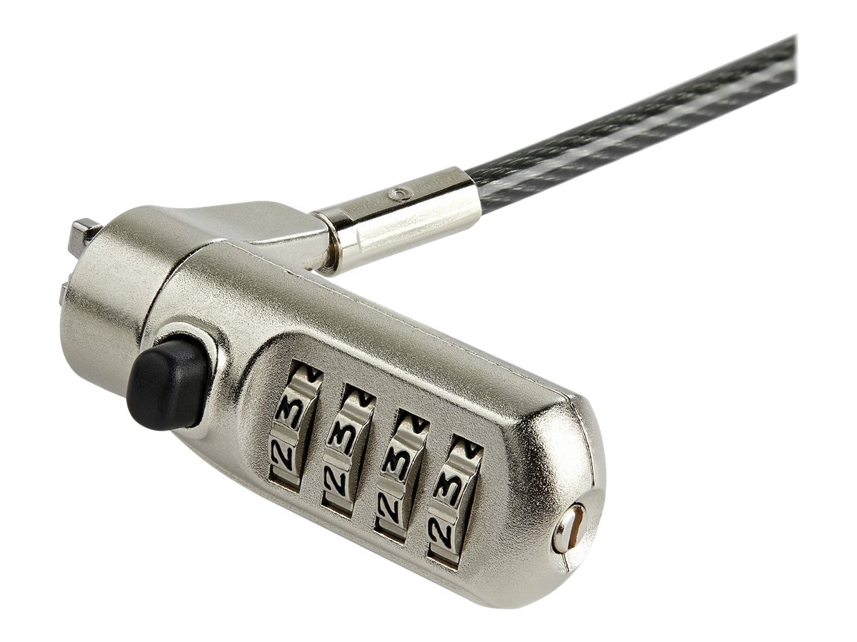 StarTech.com LTLOCKNANO Laptopschloss (2m Kabel, Nano lock, individuell wählbare Kombination, anti-theft), Ansicht 4