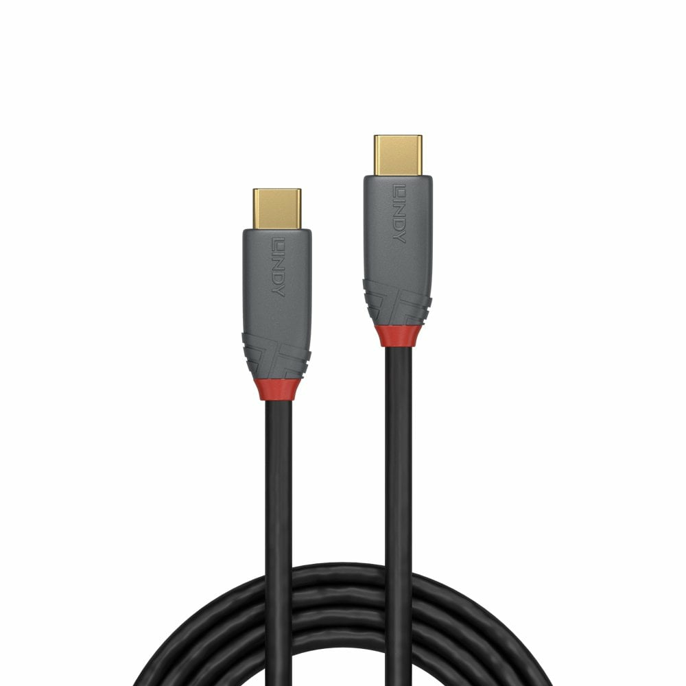Lindy 2m USB 3.2 Typ C Kabel 5A PD Anthra Line, Ansicht 2