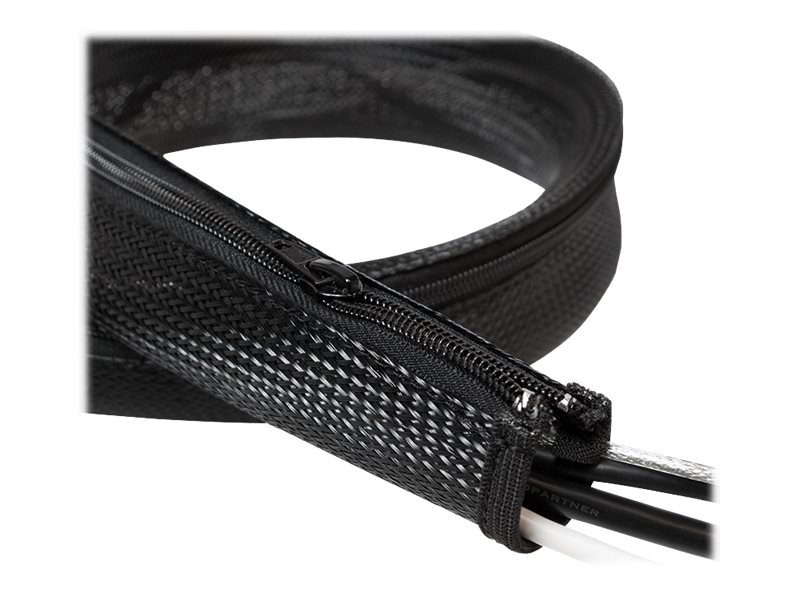 LogiLink Flexibler Kabelschutz mit Reißverschluss