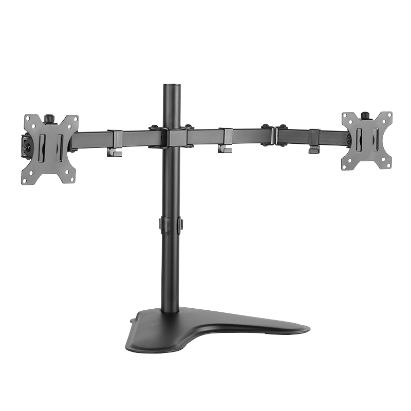 LogiLink Dual Monitor Desk Stand - Befestigungskit für 2 Monitore (einstellbarer Arm), Ansicht 2