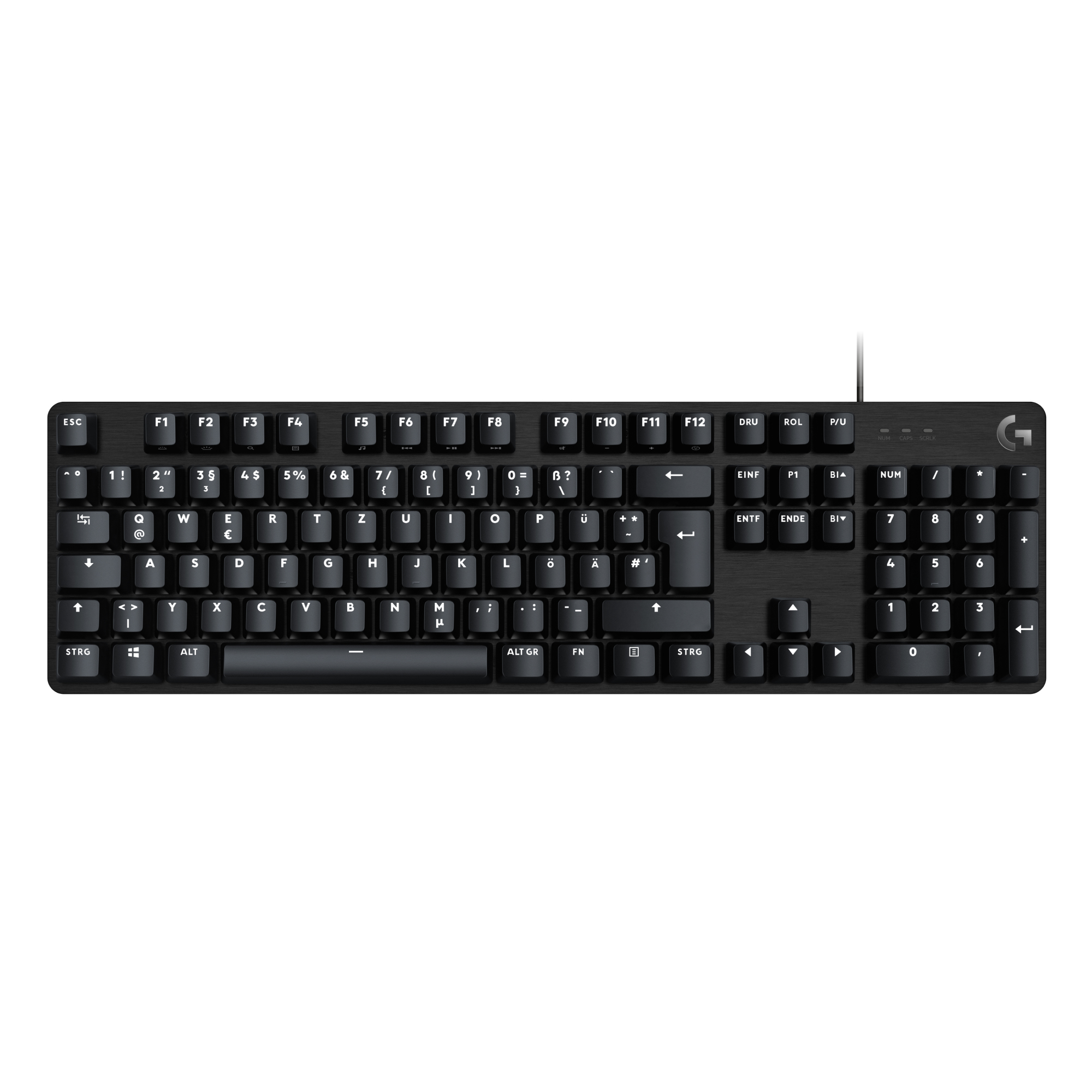 Logitech G G413 SE - Kabelgebunden - USB - Mechanischer Switch - LED - Schwarz - TL: Deutsch, QWERTZ, Ansicht 2