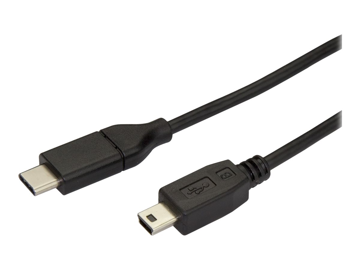 StarTech.com StarTech USB C to Mini USB Cable - 6 ft / 2m - M/M - USB 2.0 - Mini USB Cord - USB C to Mini B Cable - USB Type C to Mini USB (USB2CMB2M)