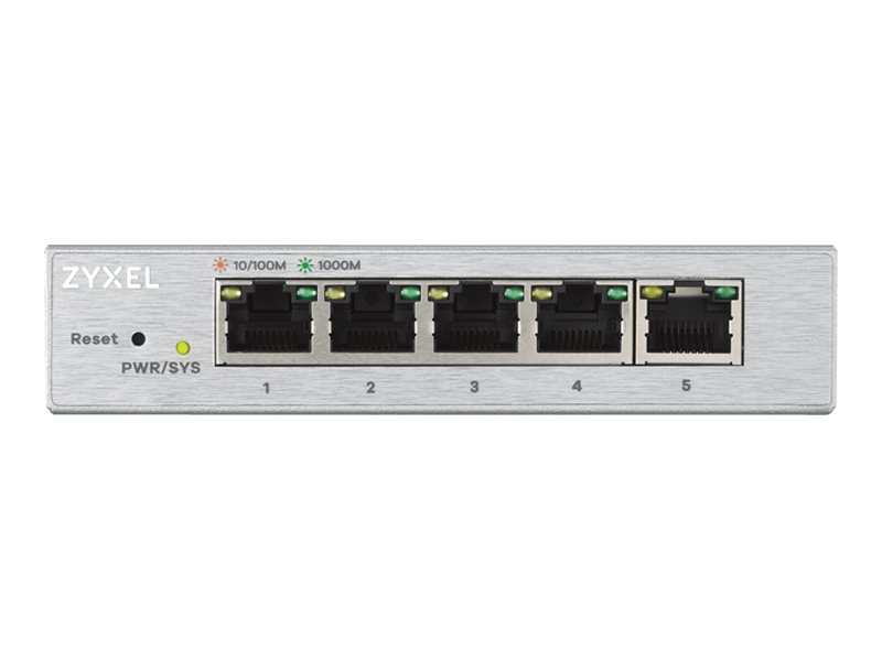 Zyxel GS1200-5 - Switch - managed - 5 x 10/100/1000 - Desktop