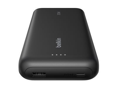 Belkin Gaming - Powerbank - 20000 mAh - 30 Watt - Fast Charge, PD - 3 Ausgabeanschlussstellen (USB, 2 x USB-C)
