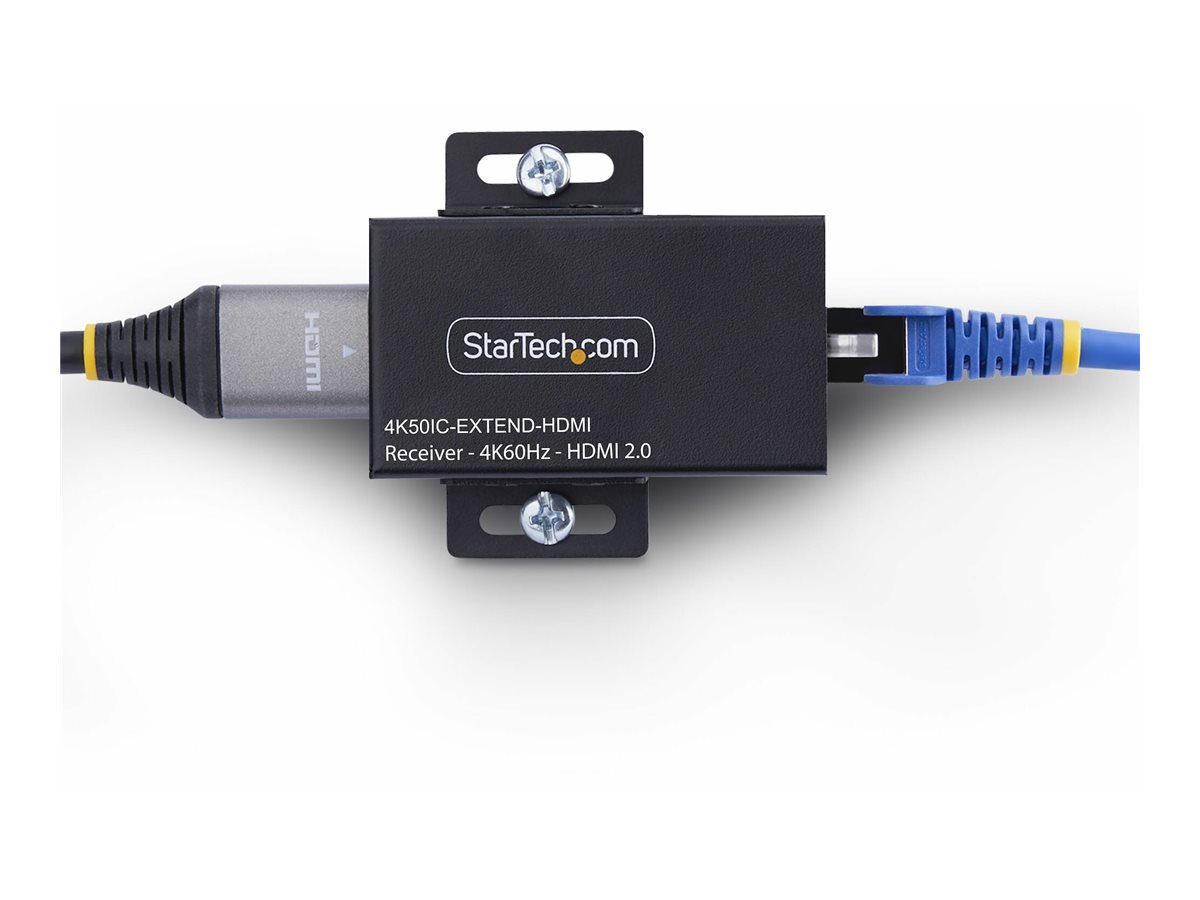 StarTech.com HDMI Extender Over CAT5e/6 Kit, 4K 60Hz, Up to 200ft (60m)
