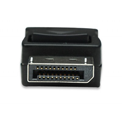 Techly DisplayPort 1.4 Anschlusskabel, M/M, 1m, schwarz, Ansicht 3
