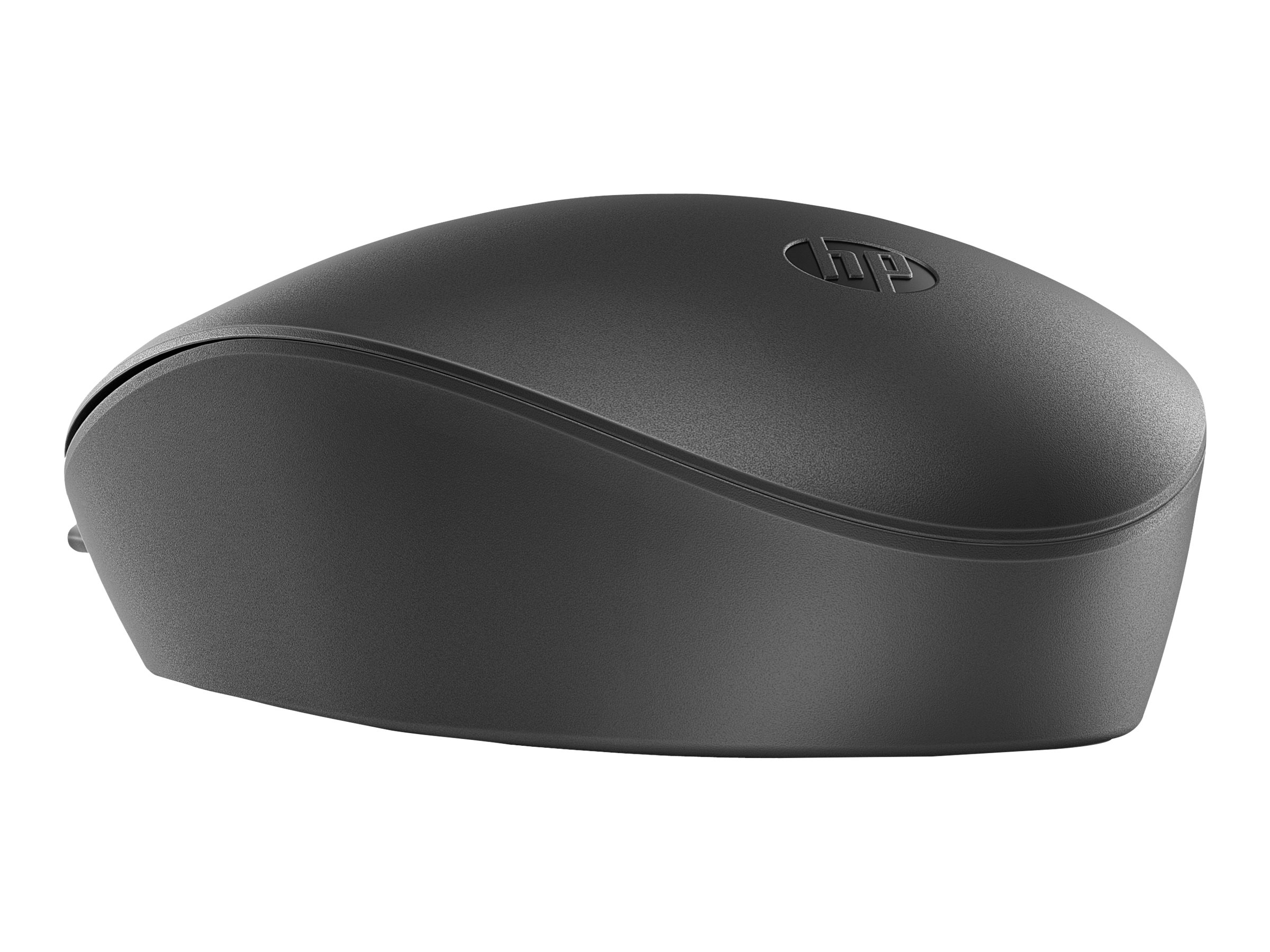 HP 125 - Maus - kabelgebunden - USB - Schwarz, Ansicht 4