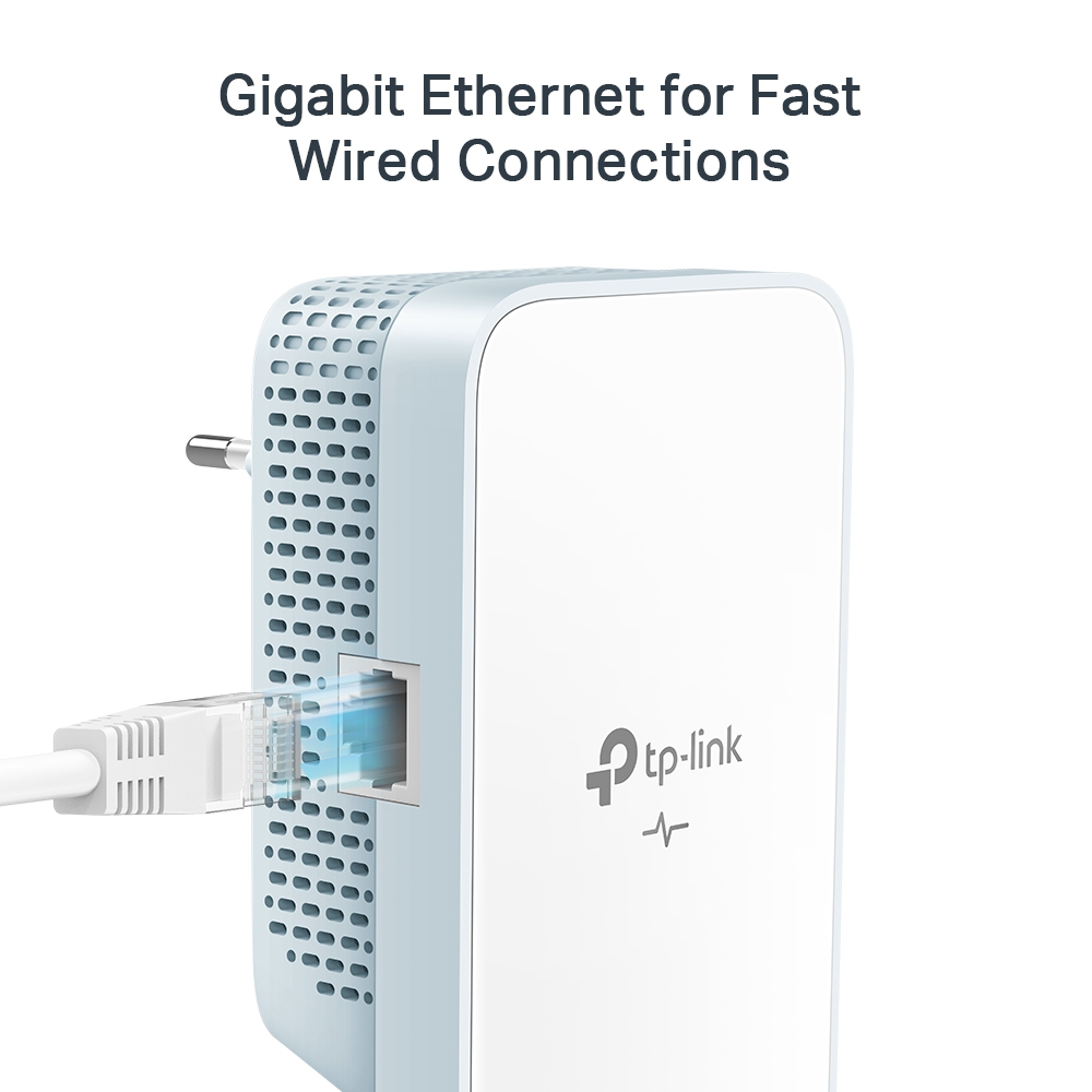TP-LINK TL-WPA1000 KIT V1 - Powerline Adapterkit - GigE, HomePlug AV (HPAV), HomePlug AV (HPAV) 2.0, IEEE 1901, Ansicht 4