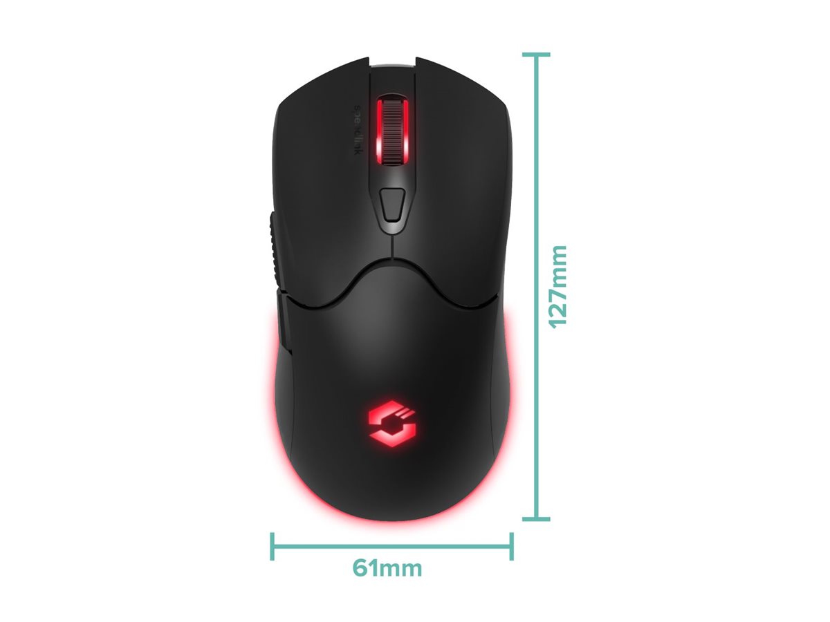SPEEDLINK Gaming Maus VELOX kabellos RGB schwarz retail, Ansicht 2