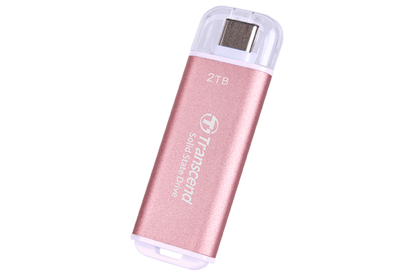 Transcend ESD300 - SSD - 2 TB - extern (tragbar) - USB 3.2 Gen 2x1 (USB-C Steckverbinder), Ansicht 2