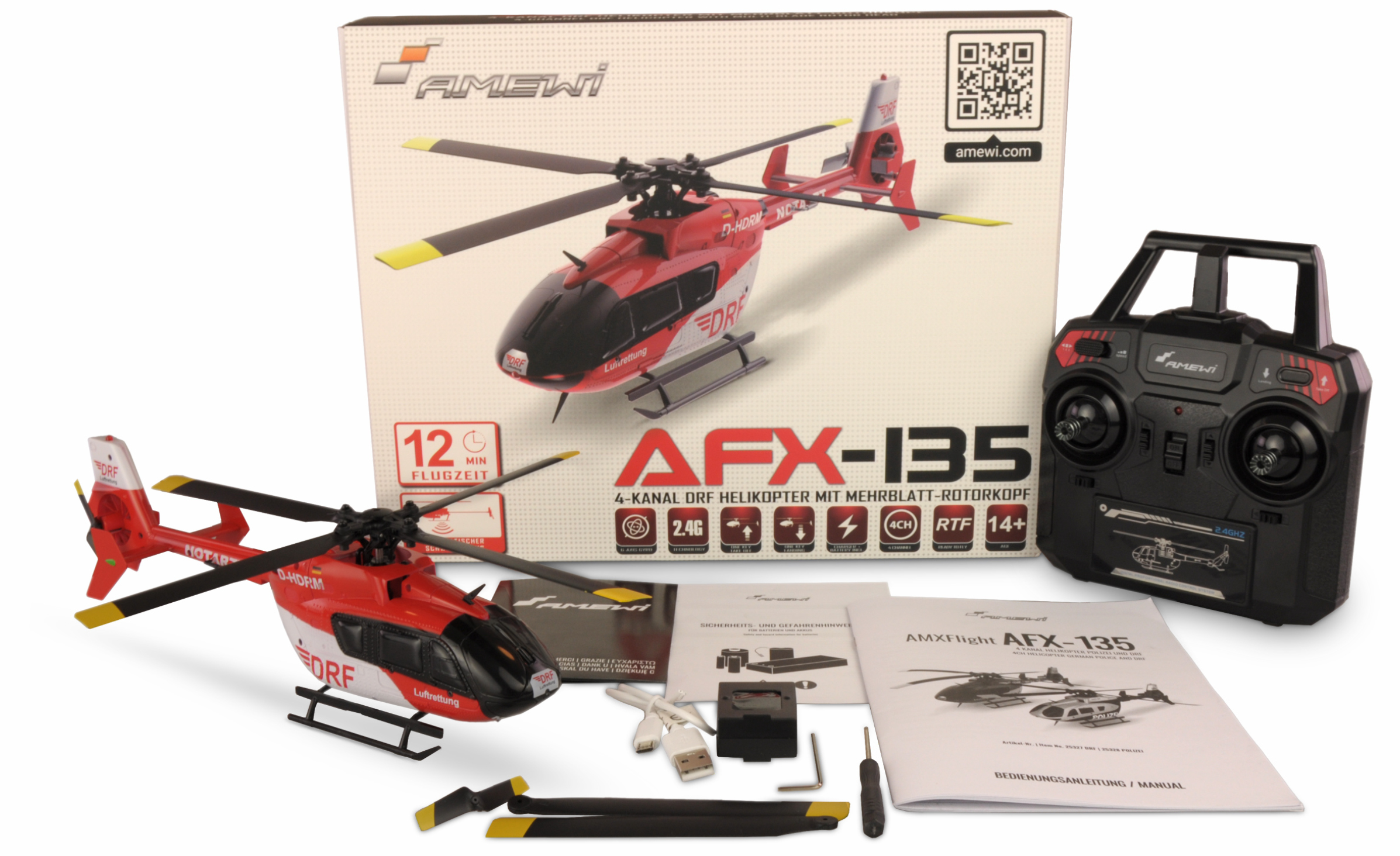 Amewi 25327 - Helikopter - 14 Jahr(e) - 350 mAh - 100 g, Ansicht 3