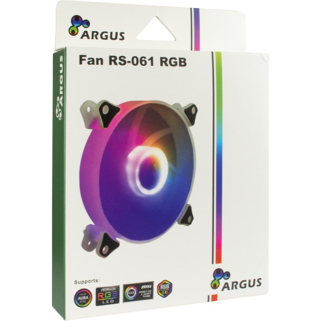 Inter-Tech Argus RS-061 RGB - Gehäuselüfter - 120 mm, Ansicht 2