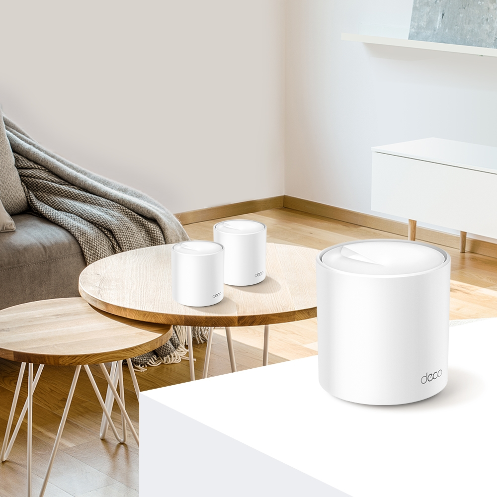 TP-LINK Deco X60 - WLAN-System - 2 Router - Netz 1GbE - Wi-Fi 6 - Dual-Band - Router - WLAN, Ansicht 3
