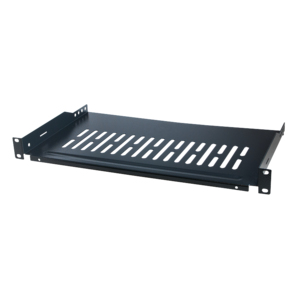 LogiLink Rack - Regal - Schwarz, RAL 9005 - 1U - 48.3 cm (19), Ansicht 2