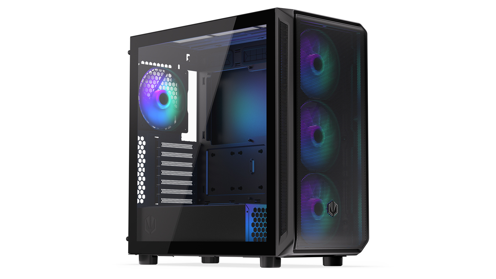 ENDORFY Arx 700 ARGB - Tower - PC - Schwarz - ATX - ITX - micro ATX - Multi - Taschenlüfter, Ansicht 2