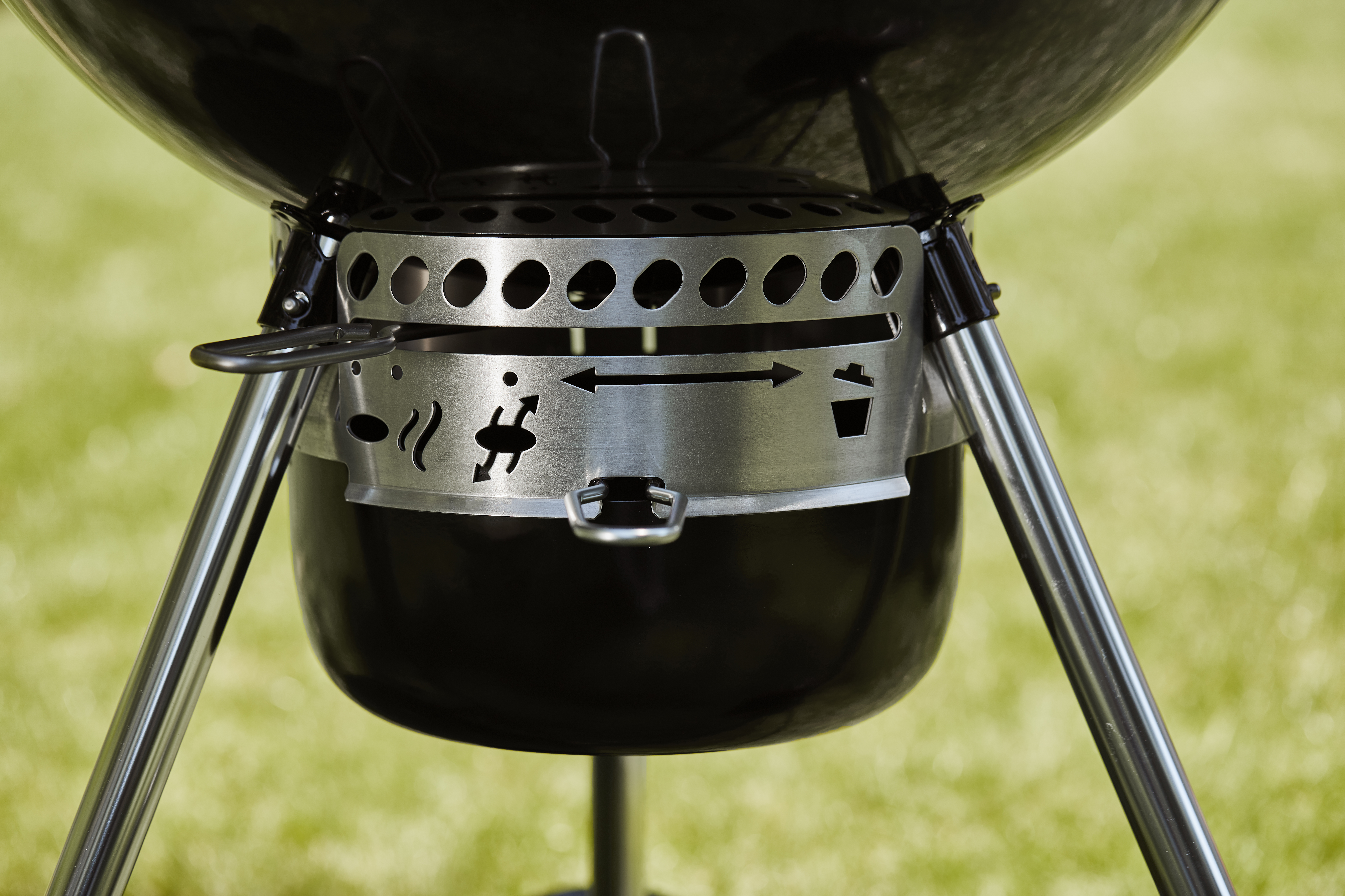 Weber Holzkohlegrill Master Touch GBS E-5750 57 cm Schwarz, Ansicht 2