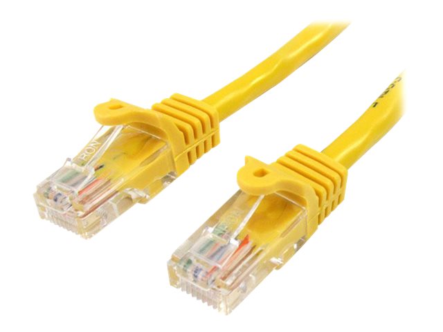 StarTech.com 10m Cat5e Ethernet Netzwerkkabel Snagless mit RJ45 - Cat 5e UTP Kabel - Gelb - Patch-Kabel - RJ-45 (M) zu RJ-45 (M) - 10 m